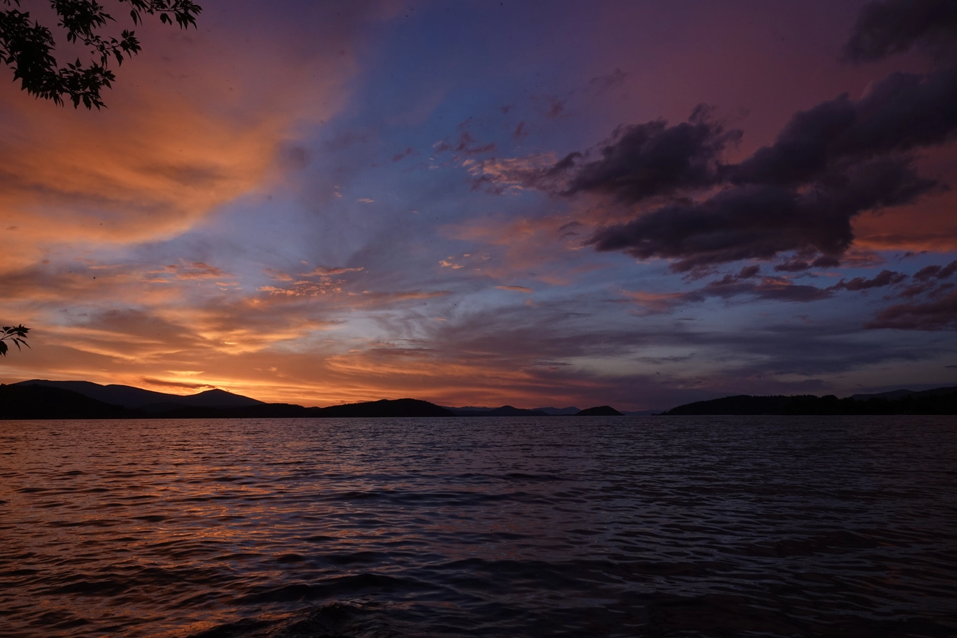 A photo of a beautiful sunset