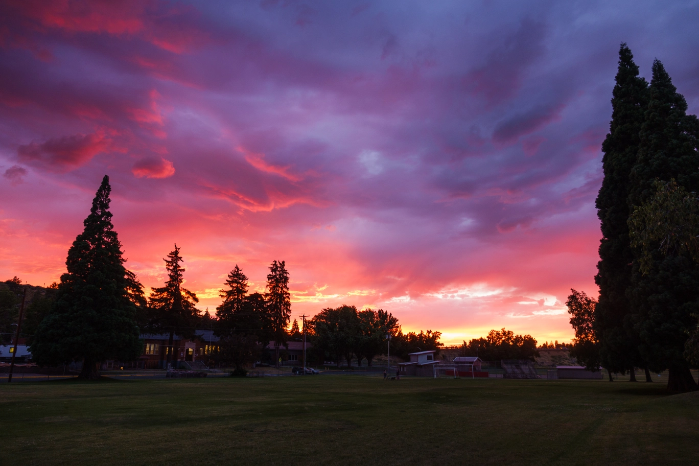 A photo of a beautiful sunset