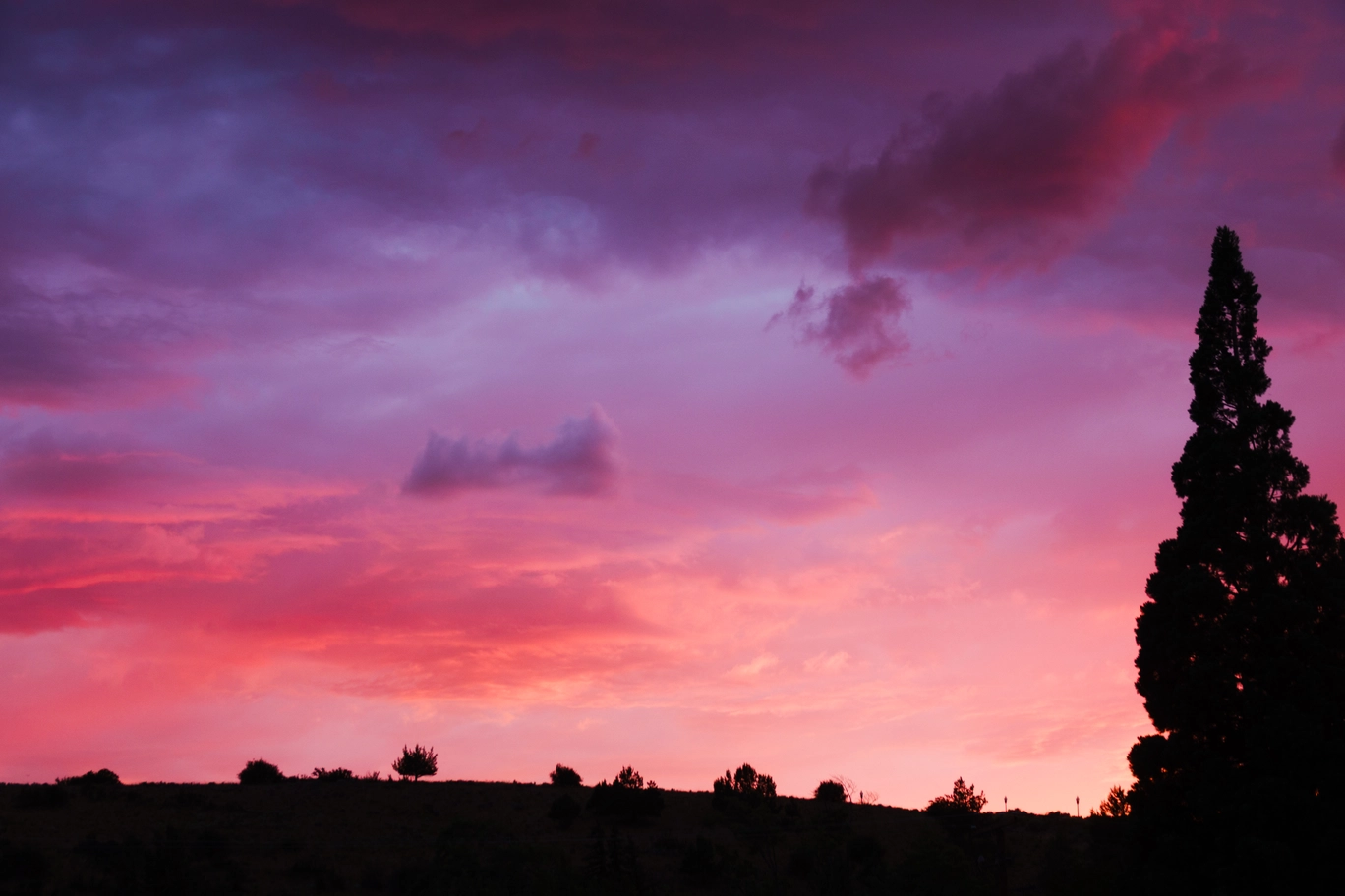 A photo of a beautiful sunset