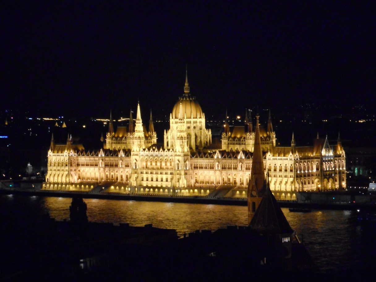 A photo of the Hungarian Parliament